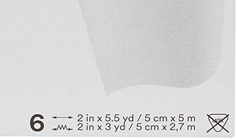 Close up view of the texture and thickness of 3M model 1528-2 medical tape