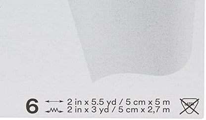 Close up view of the texture and thickness of 3M model 1528-2 medical tape