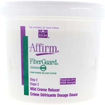 Avlon Affirm FiberGuard Mild Creme Relaxer 4lbs tub front view