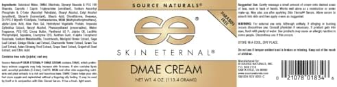 Source Naturals Skin Eternal DMAE Cream ingredient details label view