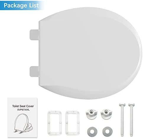 GarveeTech potty training toilet seat fully closed highlighting the sleek modern lid profile