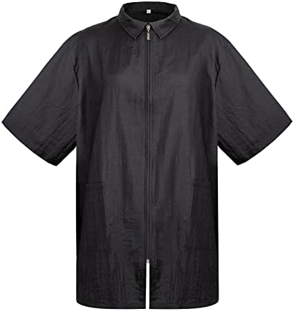 TOPTIE Dog Pet Grooming Work Shirt fabric texture demonstrating hair and water resistance
