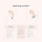 Authentic Saalt period cup for twelve hour leak free wear