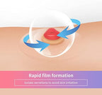 Heagimed stoma skin protective barrier spray nozzle and packaging overview