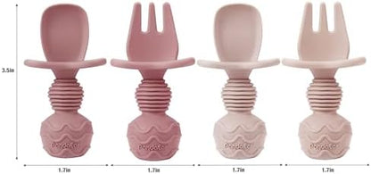 PandaEar baby led weaning feeding set showing suction base detail