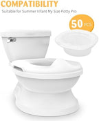 Tiga potty liners showing elastic band stretch feature