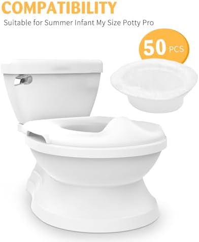 Tiga potty liners showing elastic band stretch feature