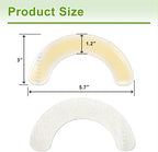 Waterproof pre shaped flexible hydrocolloid strips preventing edge warping on colostomy appliances.