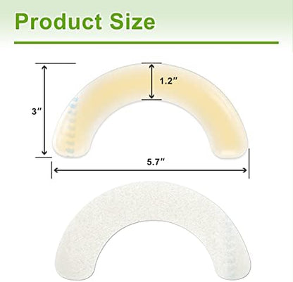 Waterproof pre shaped flexible hydrocolloid strips preventing edge warping on colostomy appliances.