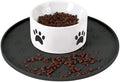 Joyinjojo waterproof pet feeding mat with raised lip