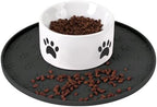 Joyinjojo waterproof pet feeding mat with raised lip