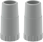 Grey thermoplastic rubber aquarium hose connector showing the flexible inner tube diameter
