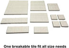 Reefing Art Breakable Coral Frag Tile setup inside a marine reef aquarium displaying stable coral placement.