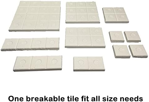 Reefing Art Breakable Coral Frag Tile setup inside a marine reef aquarium displaying stable coral placement.