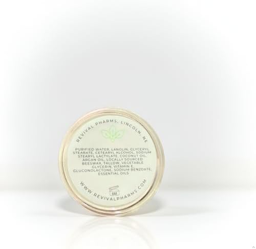 Hand applying Revival Pharms healing cuticle cream
