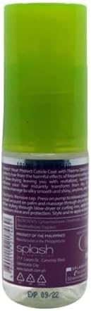 Vitress hair serum for heat protection against flat iron damage