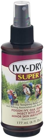 Ivy-Dry maximum strength external analgesic spray bottles side by side