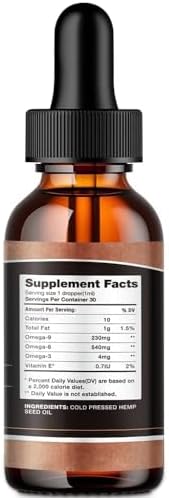 Two bottles of HMone high potency hemp extract