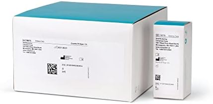Side view of sixteen count bulk packaging for Coloplast brand stoma care protective powder supplies