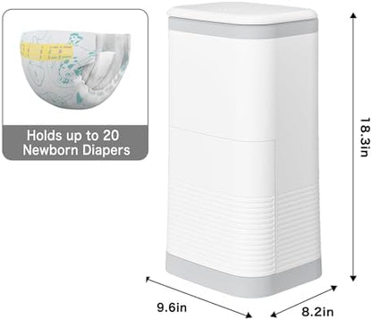 Kgar diaper pail interior capacity view