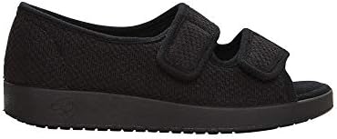 Side view of Silverts adaptive slippers highlighting the deep toe box for swollen feet.