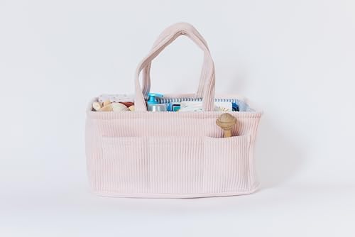 Itsy Bitsy Tot nursery storage bin with baby essentials inside