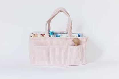 Itsy Bitsy Tot nursery storage bin with baby essentials inside