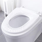Zeckzoin public toilet cover packaging box with fifty individual pieces for hospital and travel use.
