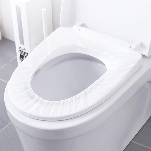 Zeckzoin public toilet cover packaging box with fifty individual pieces for hospital and travel use.