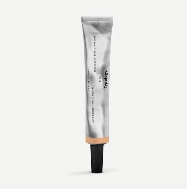 Typology Tinted Concealer Type 3 Medium front view tube packaging