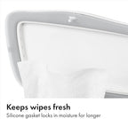 OXO Tot wipes holder with wipes ready for one handed use
