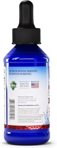 American Biotech Labs SilverSol technology wellness supplement ingredients detail