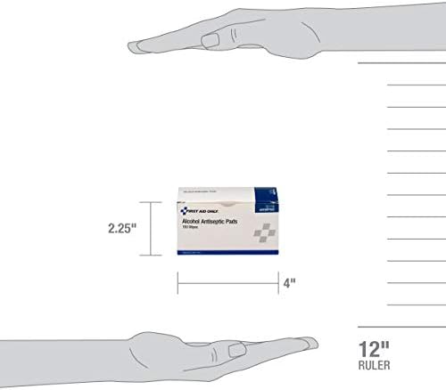 Sterile alcohol prep pads for first aid kits and travel