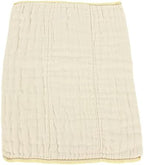 OsoCozy unbleached prefold cloth diapers close-up showing the textured cotton gauze weave pattern.