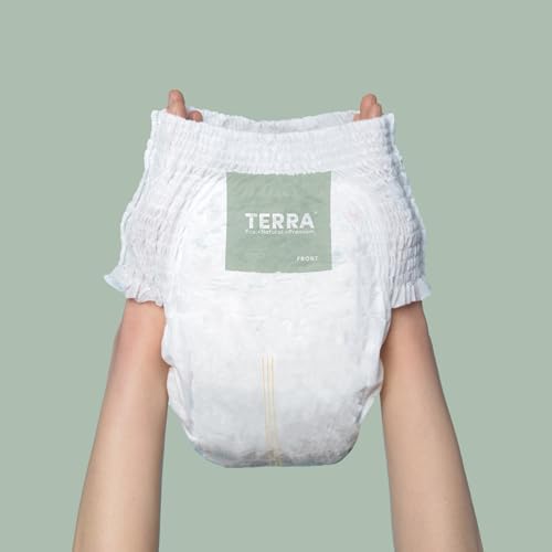 Terra non toxic sensitive skin baby diapers premium absorbent core close up