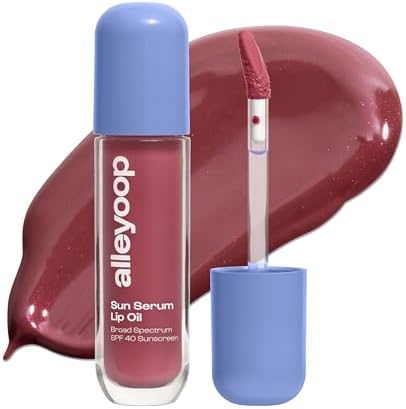 Alleyoop Sun Serum Lip Oil SPF 40 Hazy front packaging view