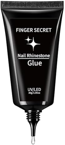 Finger Secret rhinestone adhesive gel for nail art application