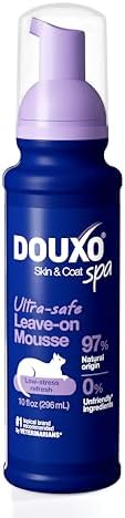 Douxo Spa leave on mousse for cats premium pet care