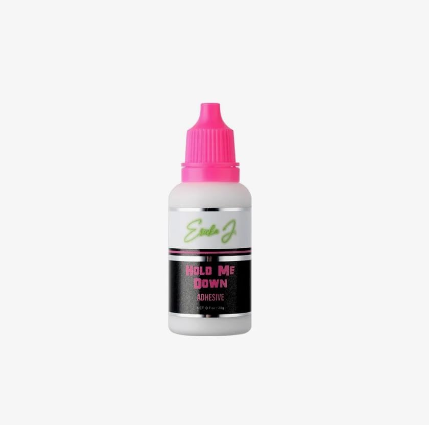 Ericka J. Hold Me Down Adhesive Sport front view waterproof lace wig glue bottle