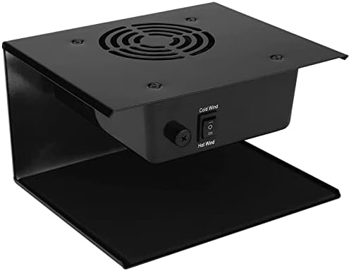 Qutuni nail dryer showcasing hot and cold air buttons