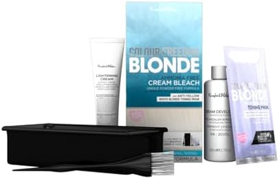 Knight & Wilson cream bleach powder-free hair lightener consistency