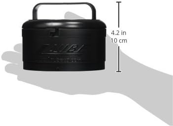 Laube heavy duty blade maintenance container highlighting the secure snap over locking system
