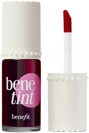 Benefit Benetint liquid lip blush bottle showing doe foot applicator