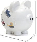 Premium packaging view of the imported high quality dolomite ceramic vehicle coin savings box