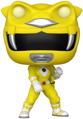 Funko POP Yellow Ranger glow in the dark vinyl figure in box packaging