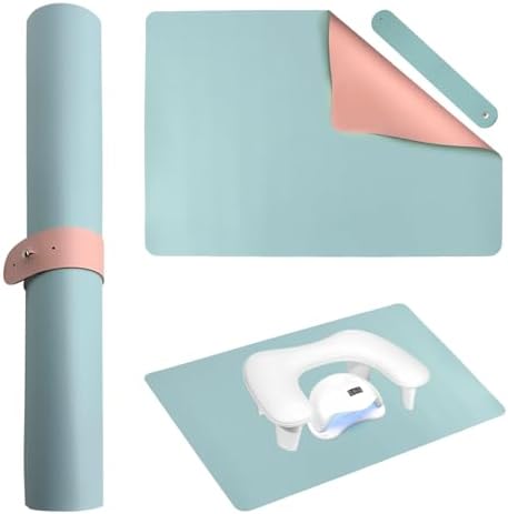 Jormftte foldable nail manicure table mat front view.