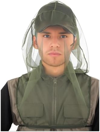 Owoniule mosquito head net elastic neck sealing detail