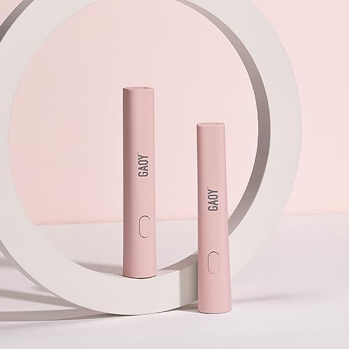 GAOY handheld UV light for gel nails pink front view