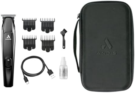 Andis Slimline Pro II trimmer showing the deep-teeth T-blade detail