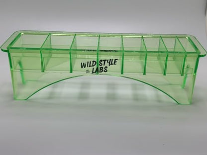 Wild Style LAbs clipper comb storage case arch shaped base close up overview